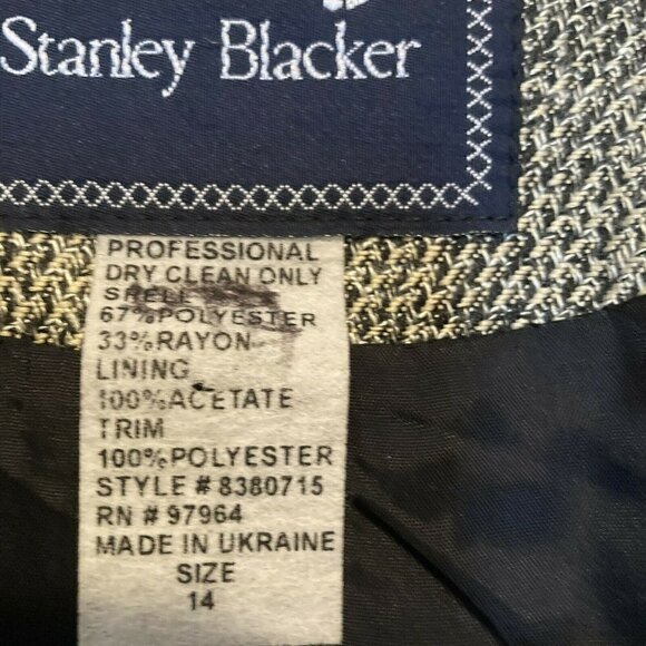 Vintage Stanley Blacker Blazer Jacket - Picture 4 of 12
